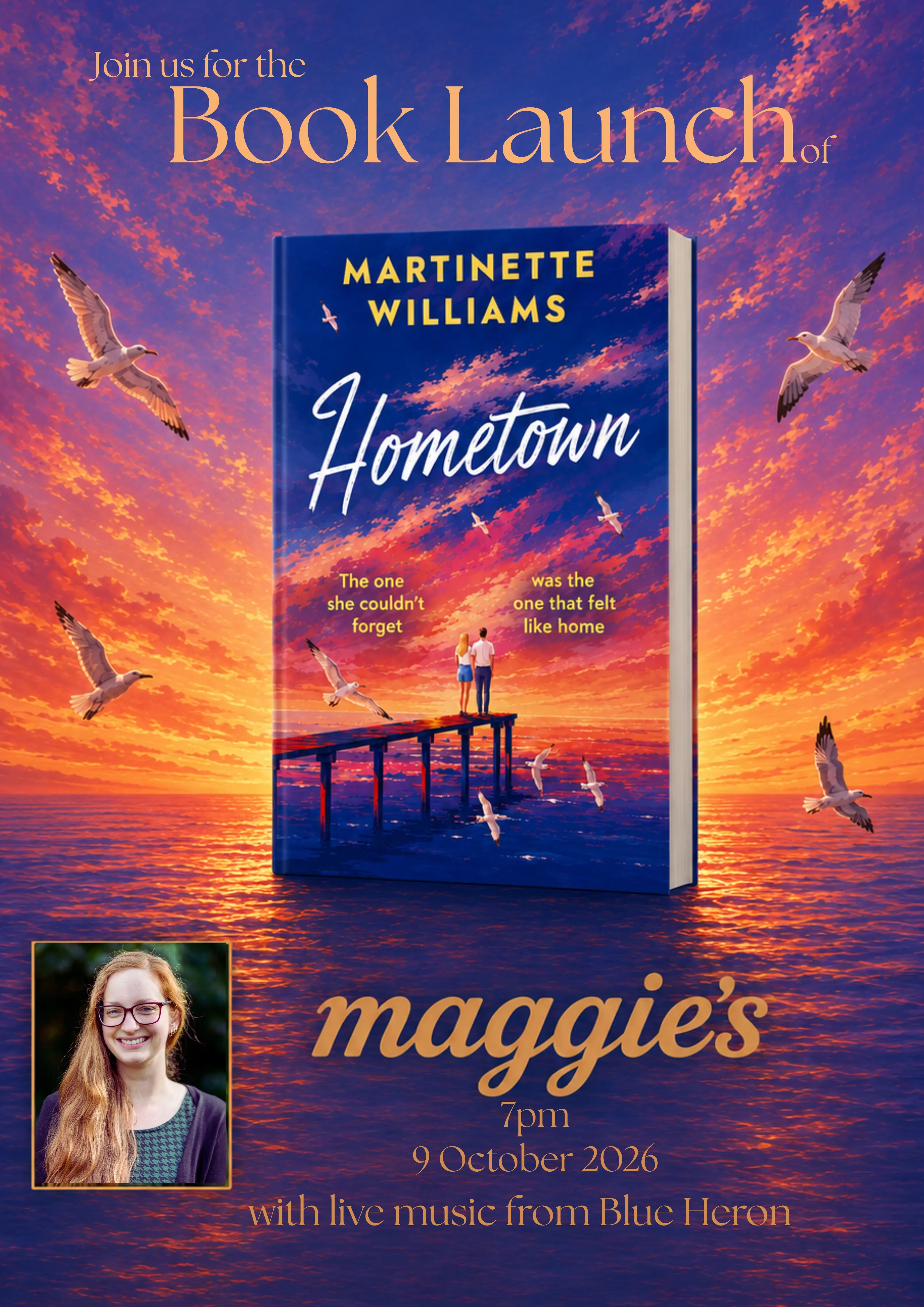 Hometown Launch - Dunedin, Maggie's - 7pm 9/10/2026